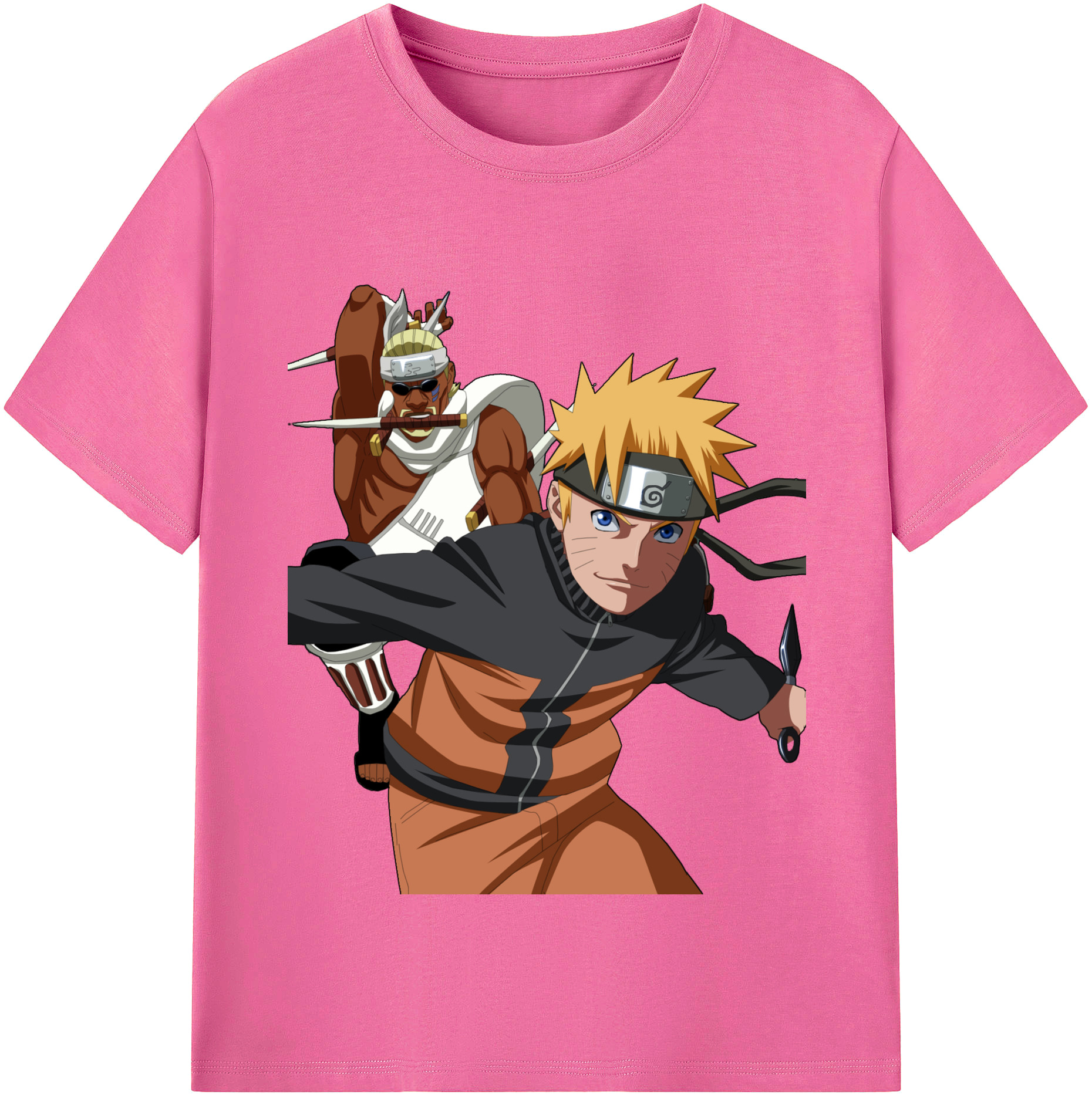 （画像用） NARUTO -ナルト- うずまき ナルト Uzumaki Naruto レディースカジュアルプリントTシャツ（綿100％）